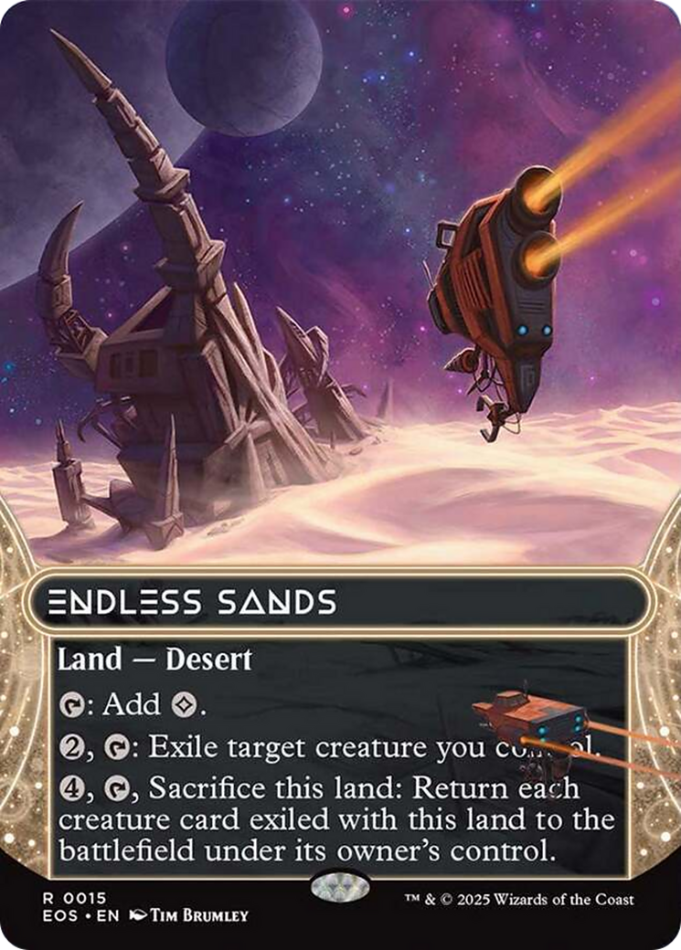Endless Sands (0015) (Borderless) [Edge of Eternities: Stellar Sights] | Anubis Games and Hobby