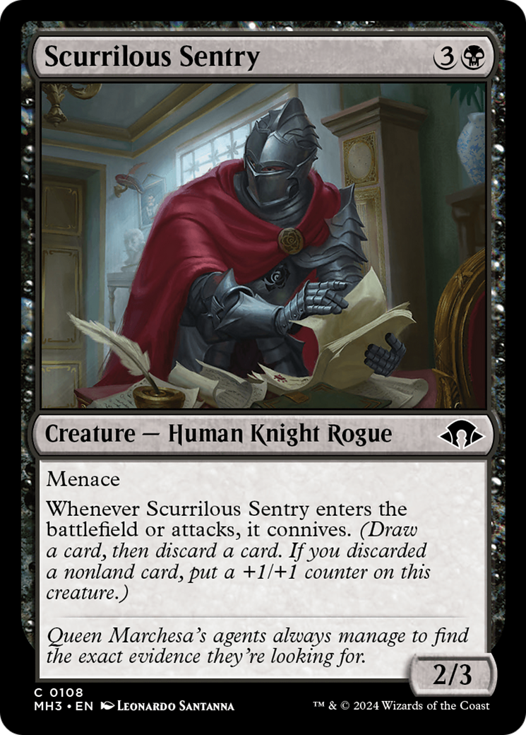 Scurrilous Sentry [Modern Horizons 3] | Anubis Games and Hobby