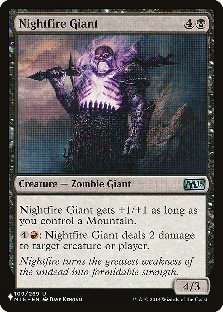 Nightfire Giant [The List Reprints] | Anubis Games and Hobby