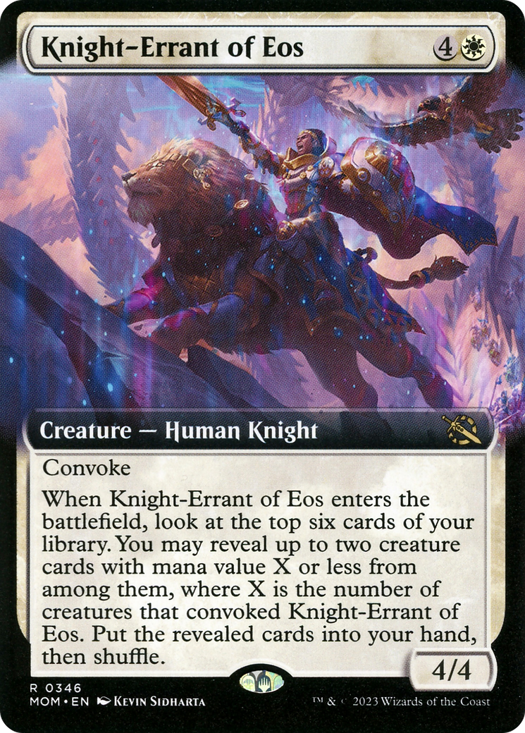 Knight-Errant of Eos (Extended Art) [March of the Machine] | Anubis Games and Hobby