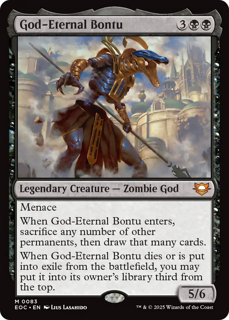 God-Eternal Bontu [Edge of Eternities Commander] | Anubis Games and Hobby