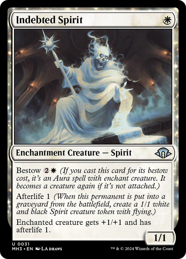 Indebted Spirit [Modern Horizons 3] | Anubis Games and Hobby