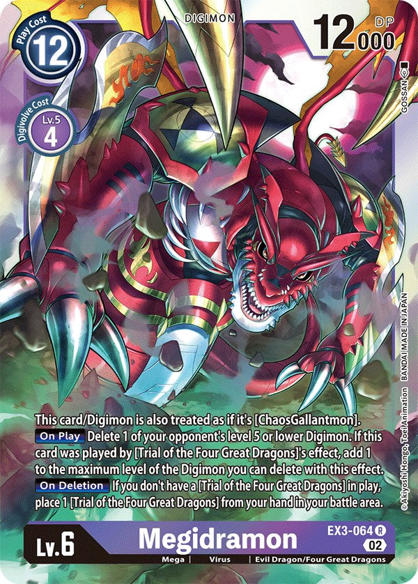 Megidramon [EX3-064] [Draconic Roar] | Anubis Games and Hobby