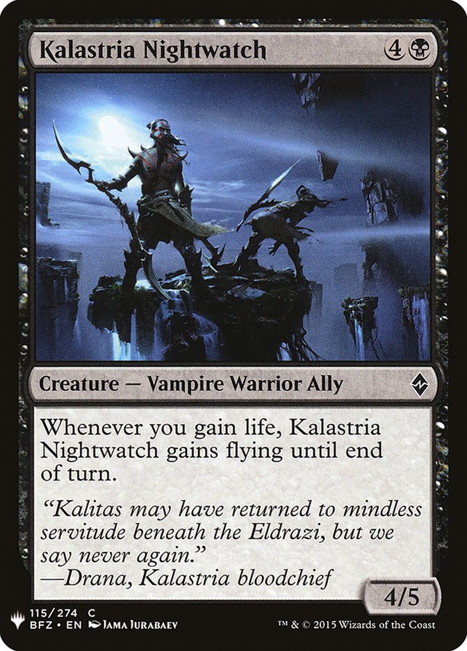Kalastria Nightwatch [Mystery Booster] | Anubis Games and Hobby