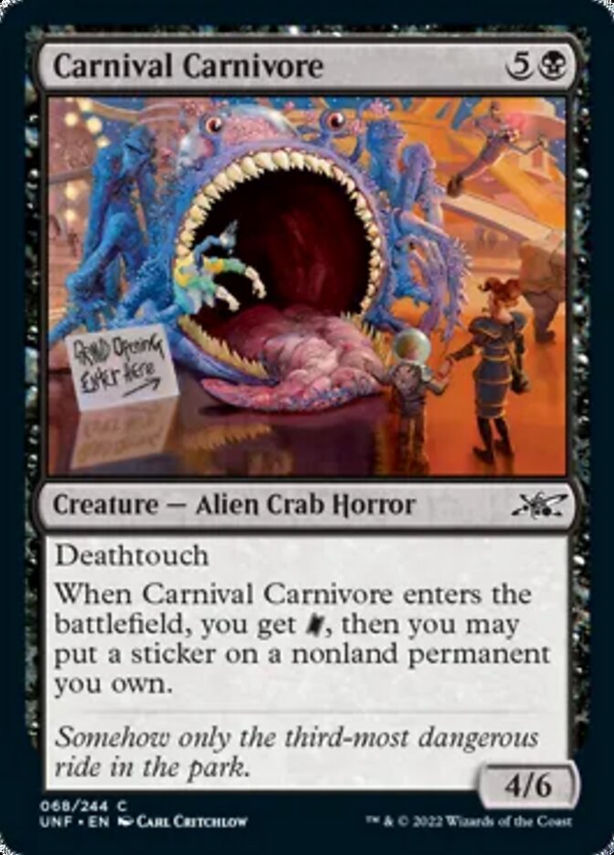 Carnival Carnivore [Unfinity] | Anubis Games and Hobby