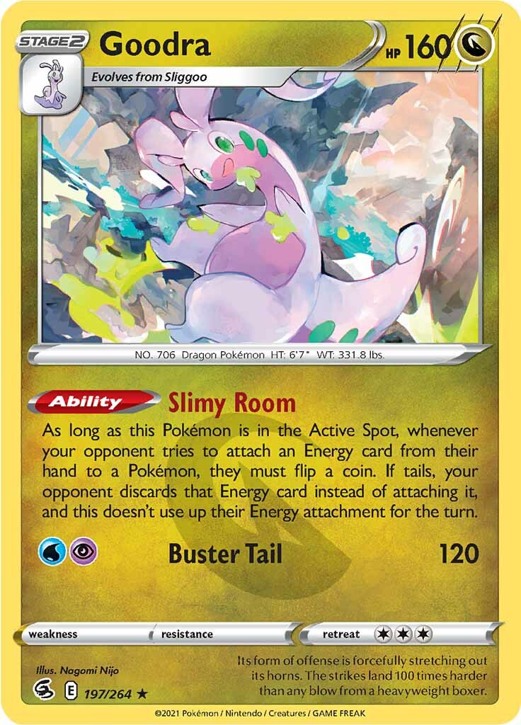 Goodra (197/264) [Sword & Shield: Fusion Strike] | Anubis Games and Hobby