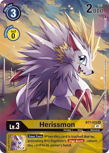 Herissmon [BT7-031] (Alternate Art) [Next Adventure] | Anubis Games and Hobby