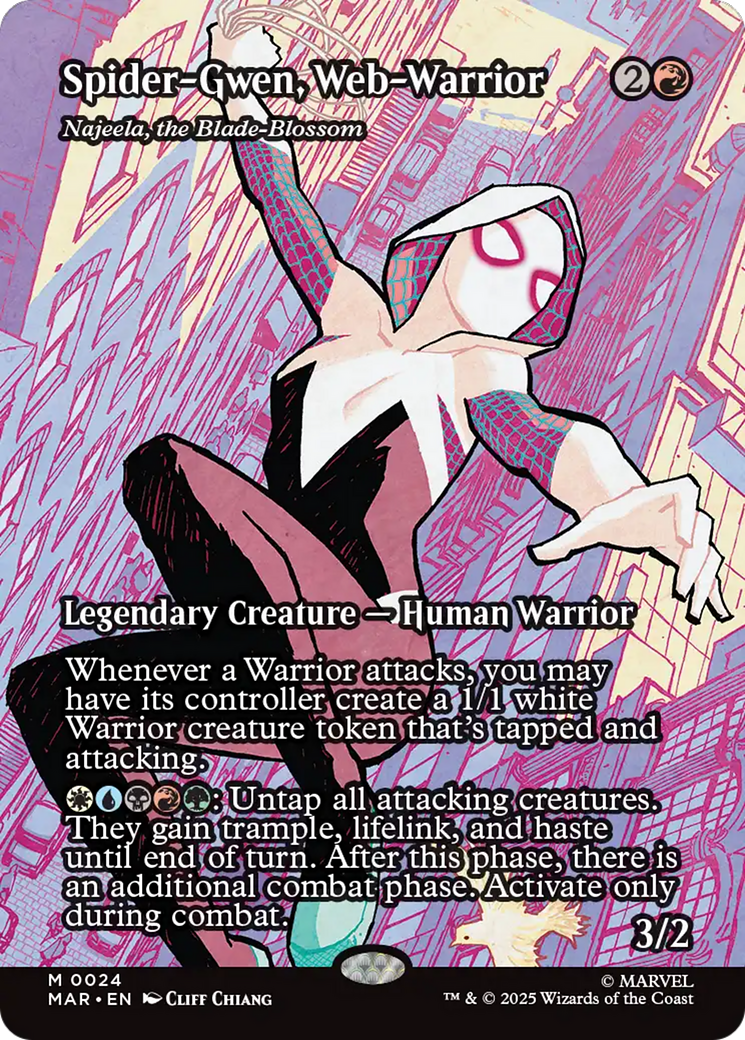 Spider-Gwen, Web-Warrior - Najeela, the Blade-Blossom [Marvel Universe: Eternal-Legal] | Anubis Games and Hobby