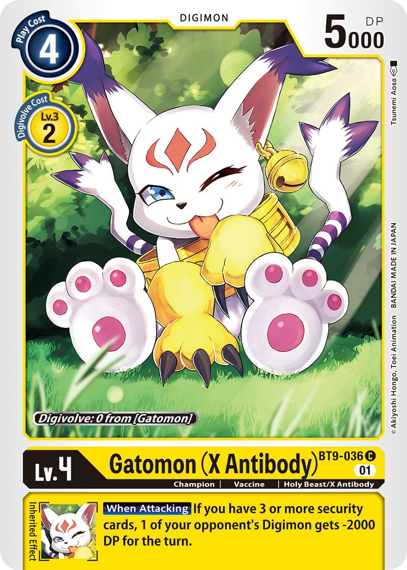 Gatomon (X Antibody) [BT9-036] [X Record] | Anubis Games and Hobby