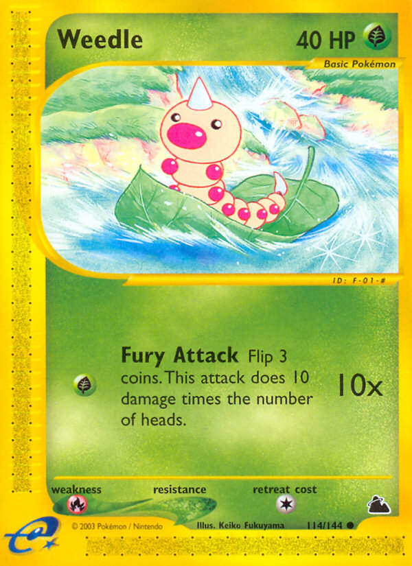 Weedle (114/144) [Skyridge] | Anubis Games and Hobby