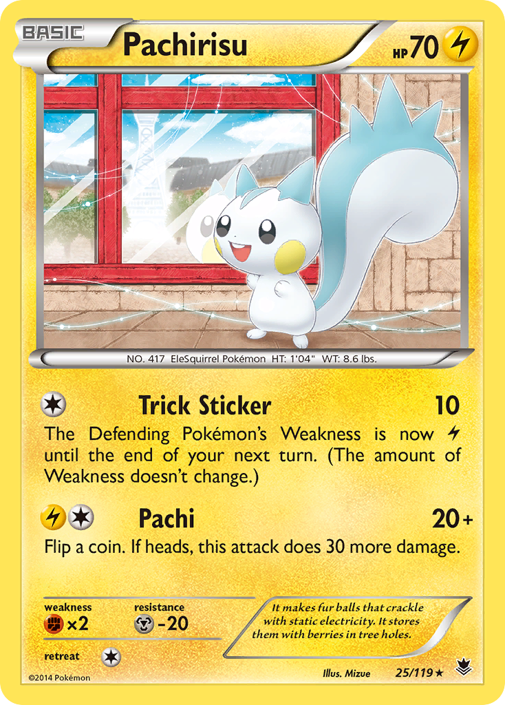 Pachirisu (25/119) [XY: Phantom Forces] | Anubis Games and Hobby