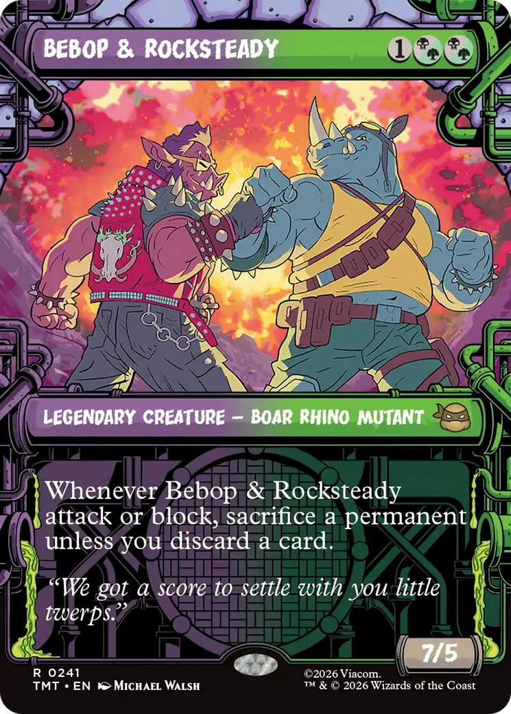 Bebop & Rocksteady (Showcase) [Teenage Mutant Ninja Turtles] | Anubis Games and Hobby