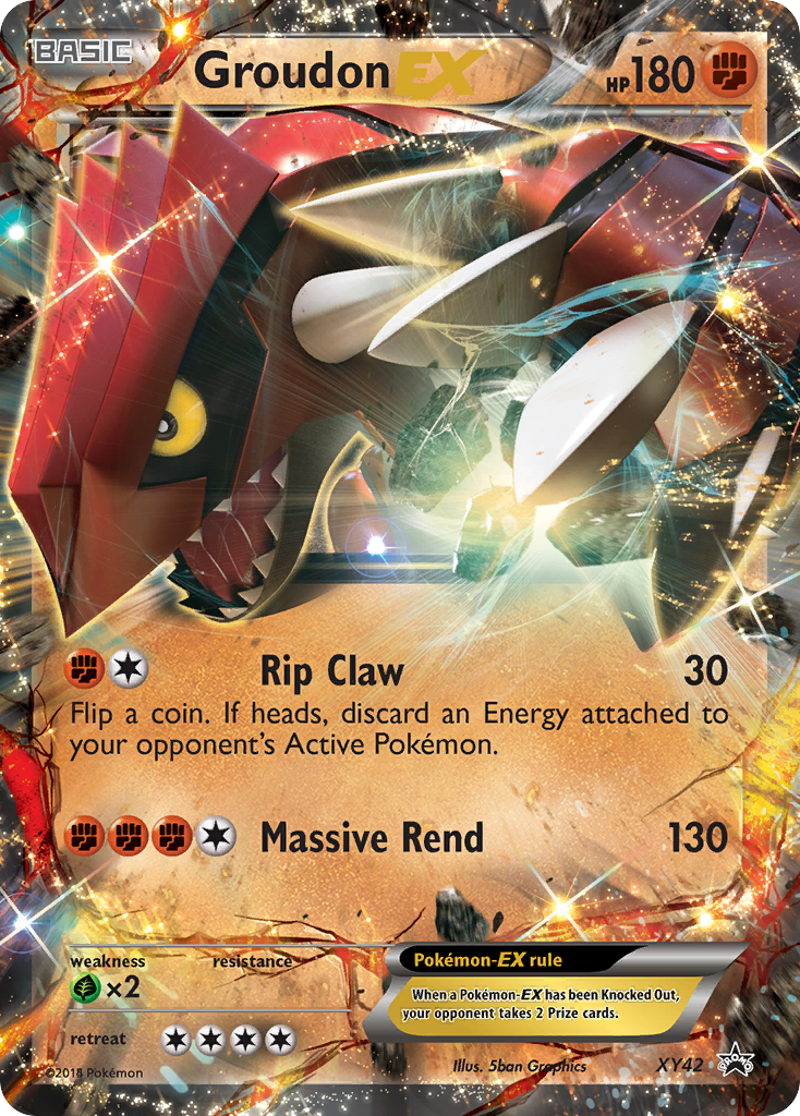 Groudon EX (XY42) [XY: Black Star Promos] | Anubis Games and Hobby