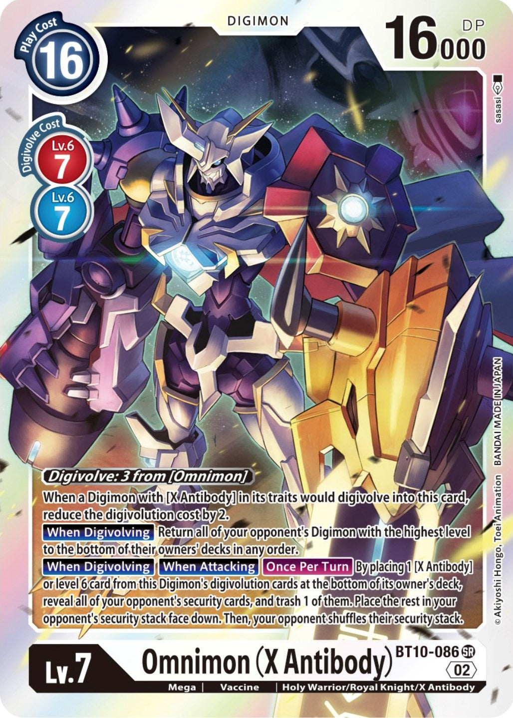 Omnimon (X Antibody) [BT10-086] [Xros Encounter] | Anubis Games and Hobby