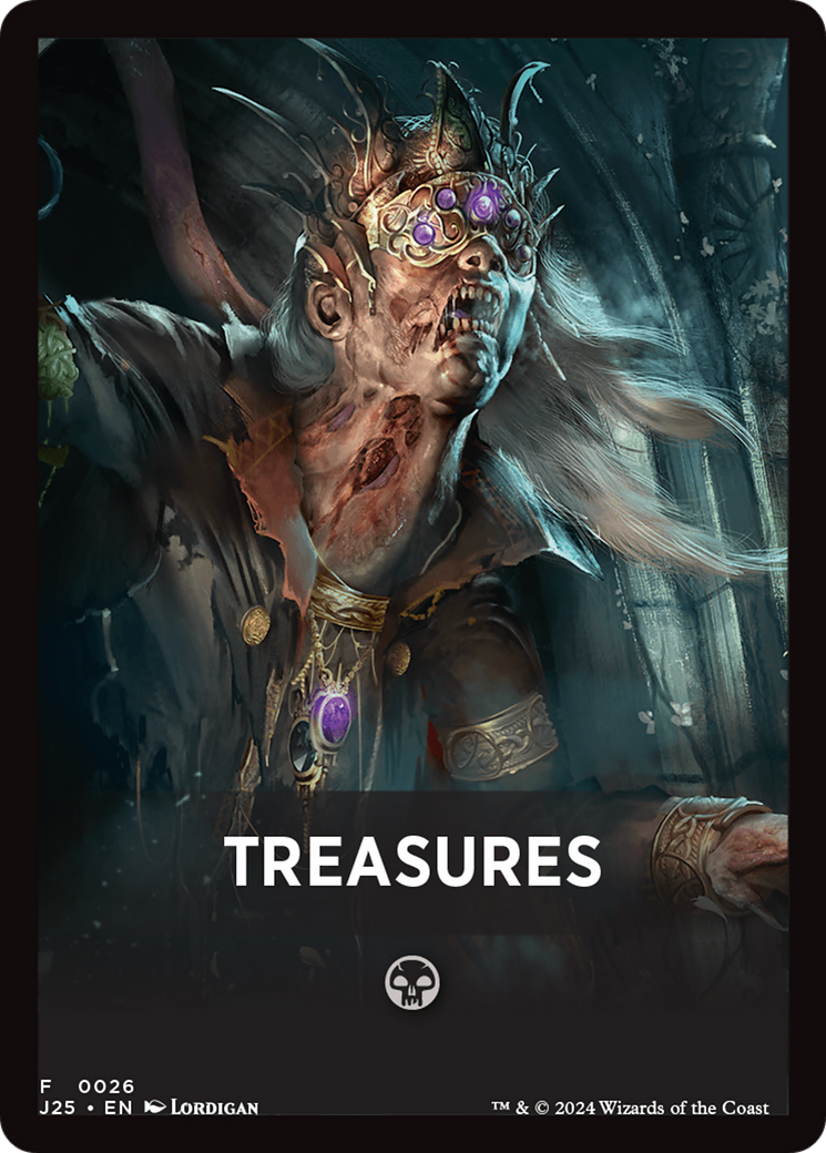 Treasures Theme Card [Foundations Jumpstart Front Cards] | Anubis Games and Hobby