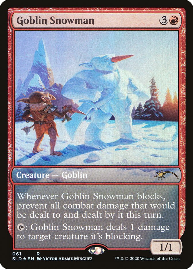 Goblin Snowman [Secret Lair Drop Series] | Anubis Games and Hobby