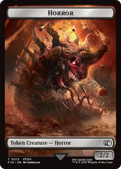 Hero (0006) // Horror (0013) Double-Sided Token [FINAL FANTASY Tokens] | Anubis Games and Hobby