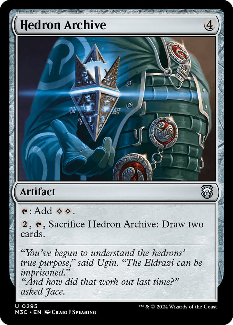 Hedron Archive (Ripple Foil) [Modern Horizons 3 Commander] | Anubis Games and Hobby