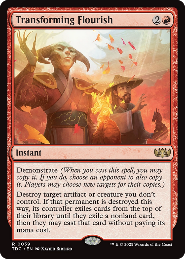 Transforming Flourish [Tarkir: Dragonstorm Commander] | Anubis Games and Hobby