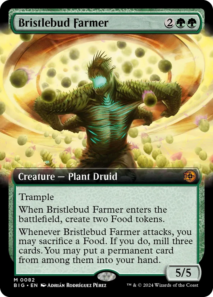 Bristlebud Farmer (Extended Art) [Outlaws of Thunder Junction: The Big Score] | Anubis Games and Hobby