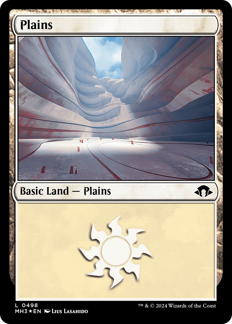 Plains (0498) (Ripple Foil) [Modern Horizons 3] | Anubis Games and Hobby