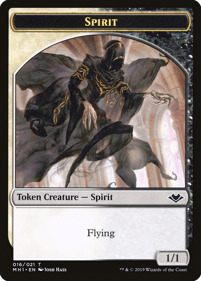 Elemental (009) // Spirit Double-Sided Token [Modern Horizons Tokens] | Anubis Games and Hobby