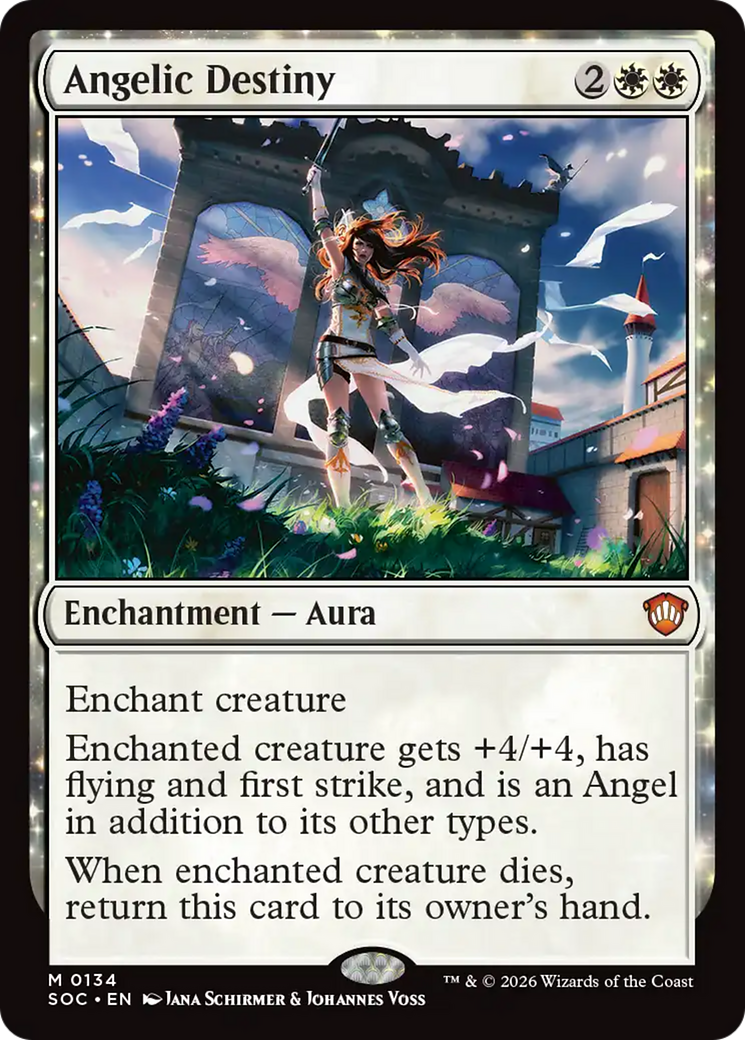 Angelic Destiny [Secrets of Strixhaven Commander] | Anubis Games and Hobby