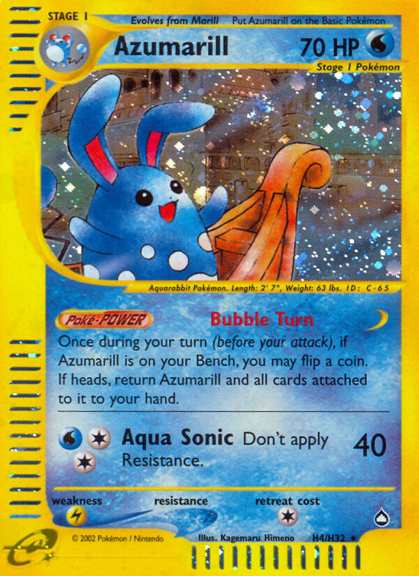 Azumarill (H4/H32) [Aquapolis] | Anubis Games and Hobby