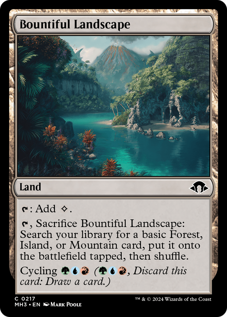 Bountiful Landscape [Modern Horizons 3] | Anubis Games and Hobby