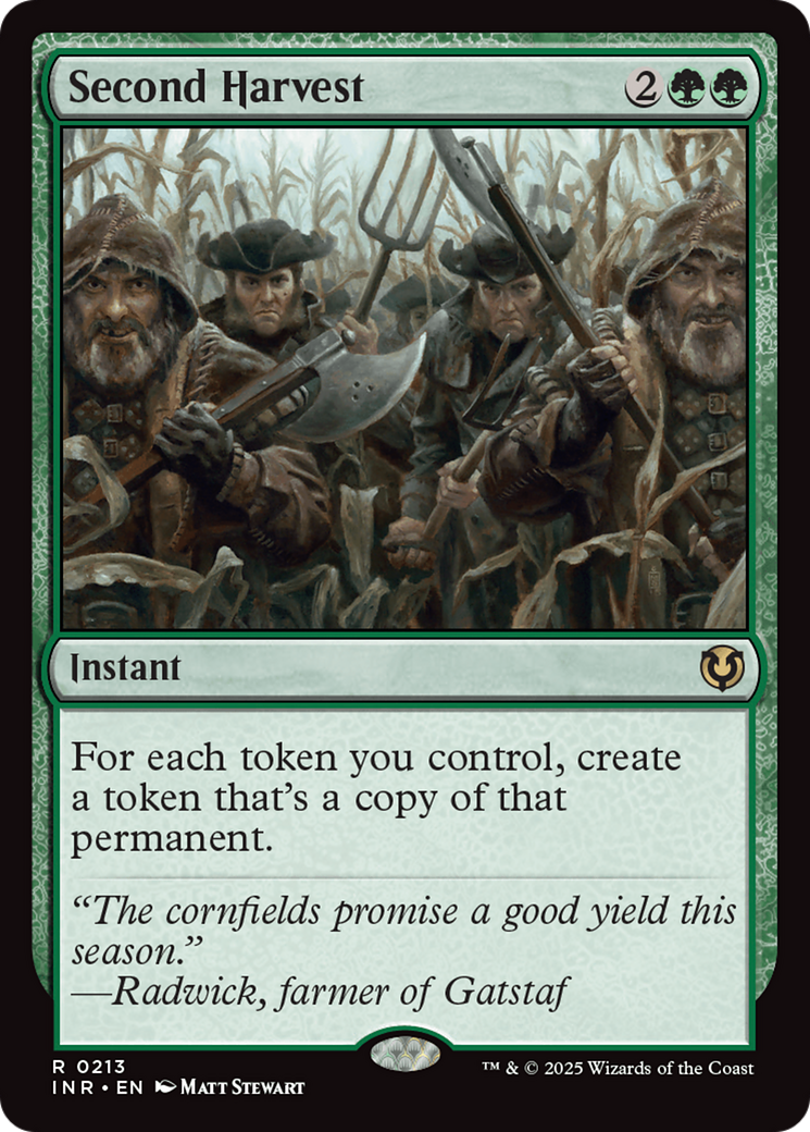 Second Harvest [Innistrad Remastered] | Anubis Games and Hobby