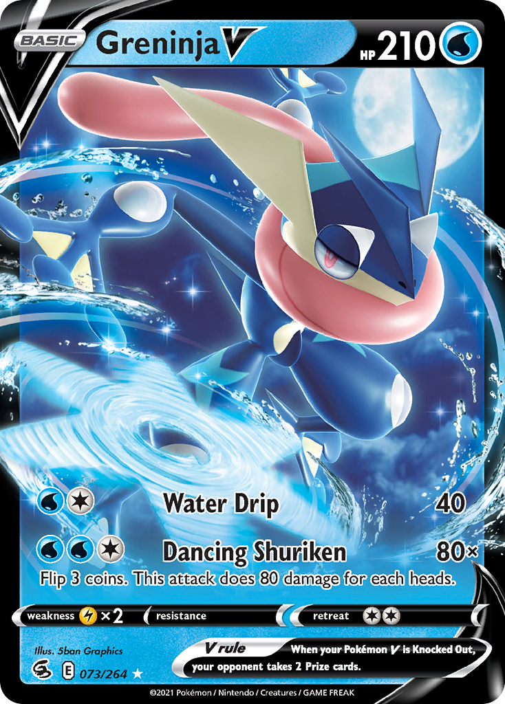 Greninja V (073/264) (Intro Deck) [Sword & Shield: Fusion Strike] | Anubis Games and Hobby