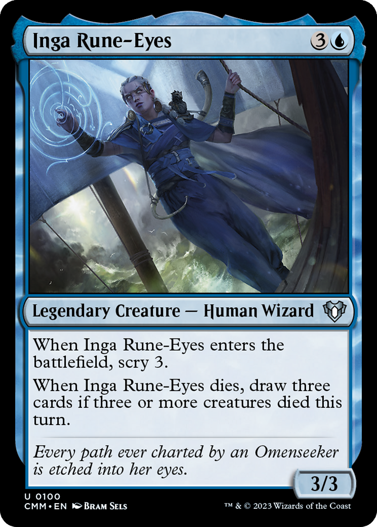 Inga Rune-Eyes [Commander Masters] | Anubis Games and Hobby