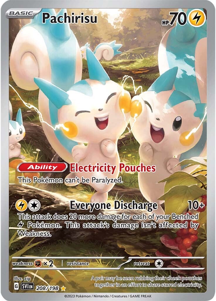 Pachirisu (208/198) [Scarlet & Violet: Base Set] | Anubis Games and Hobby