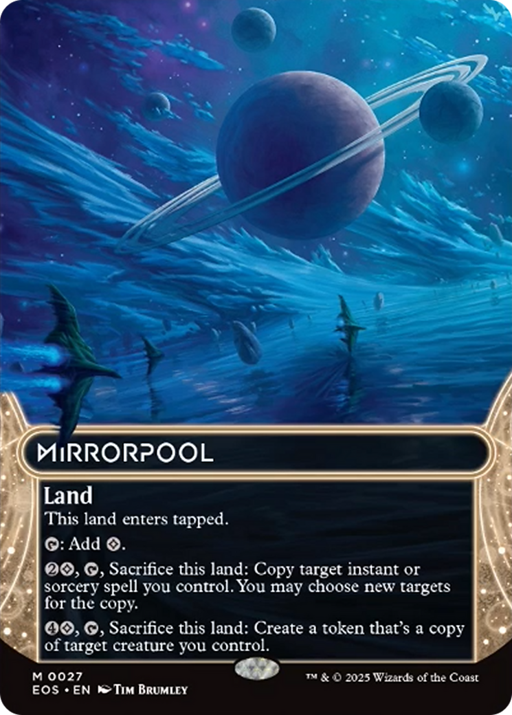 Mirrorpool (0027) (Borderless) [Edge of Eternities: Stellar Sights] | Anubis Games and Hobby