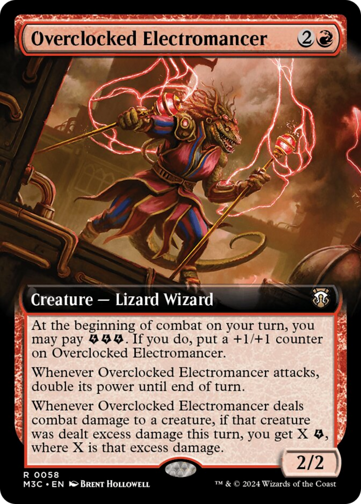 Overclocked Electromancer (Extended Art) [Modern Horizons 3 Commander] | Anubis Games and Hobby