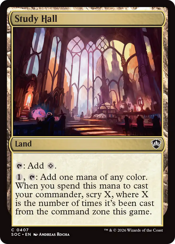 Study Hall [Secrets of Strixhaven Commander] | Anubis Games and Hobby
