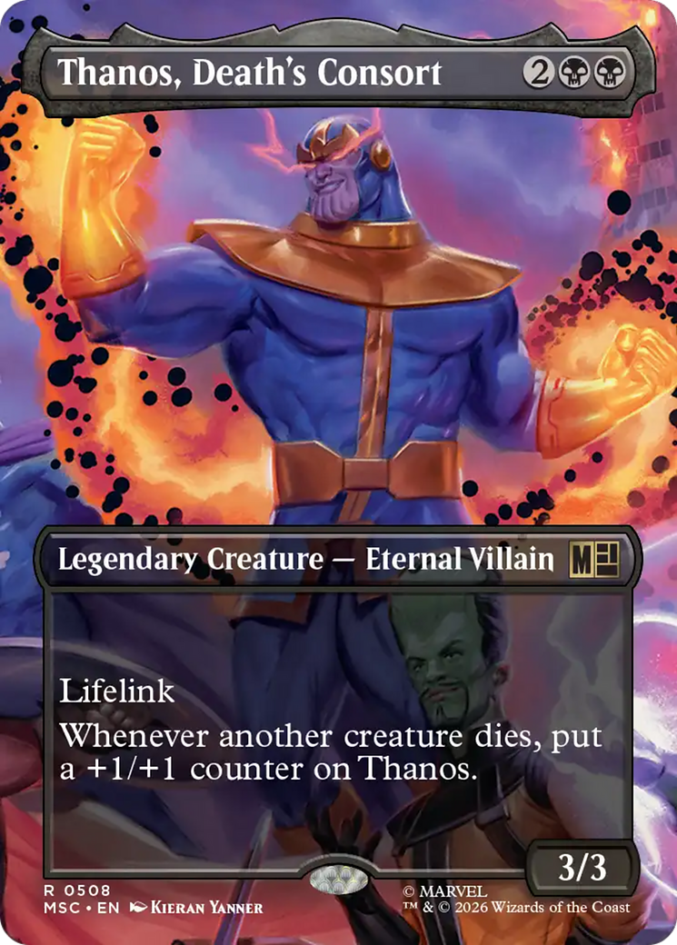 Thanos, Death's Consort (Extended Art) [Marvel Super Heroes Commander] | Anubis Games and Hobby