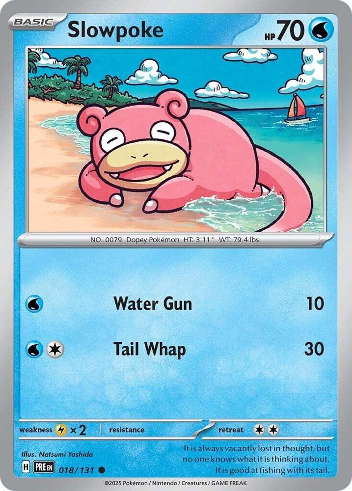 Slowpoke (018/131) [Scarlet & Violet: Prismatic Evolutions] | Anubis Games and Hobby
