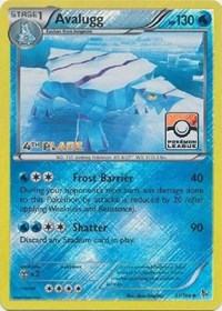 Avalugg (31/106) (League Promo 4th Place) [XY: Flashfire] | Anubis Games and Hobby
