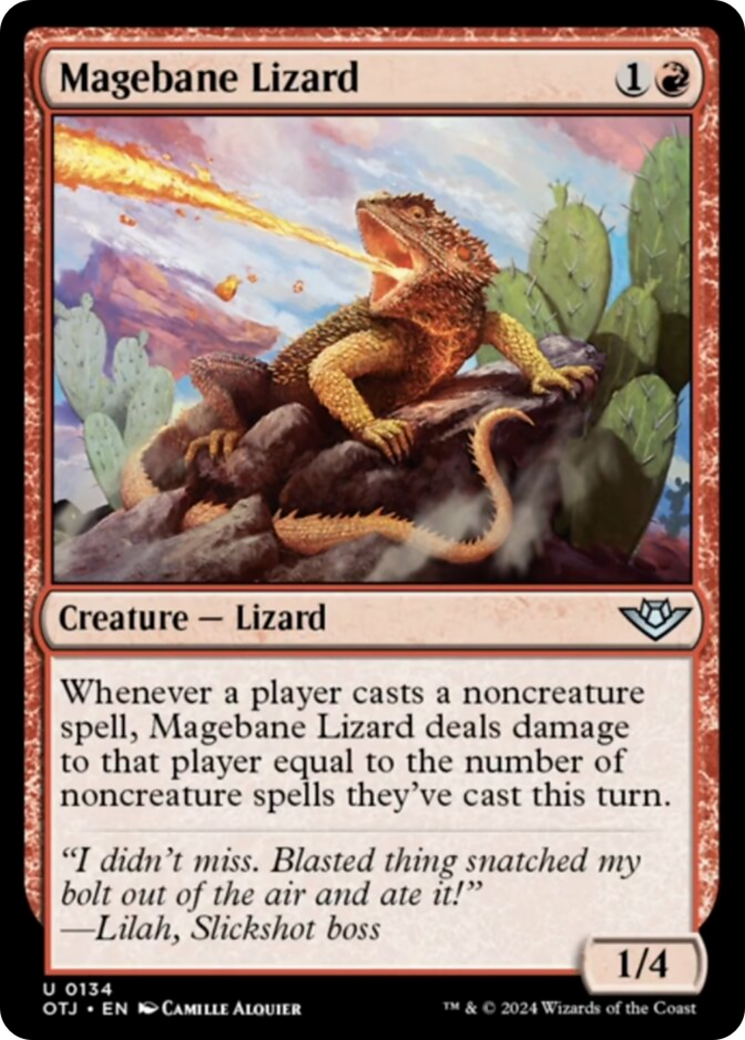 Magebane Lizard [Outlaws of Thunder Junction] | Anubis Games and Hobby