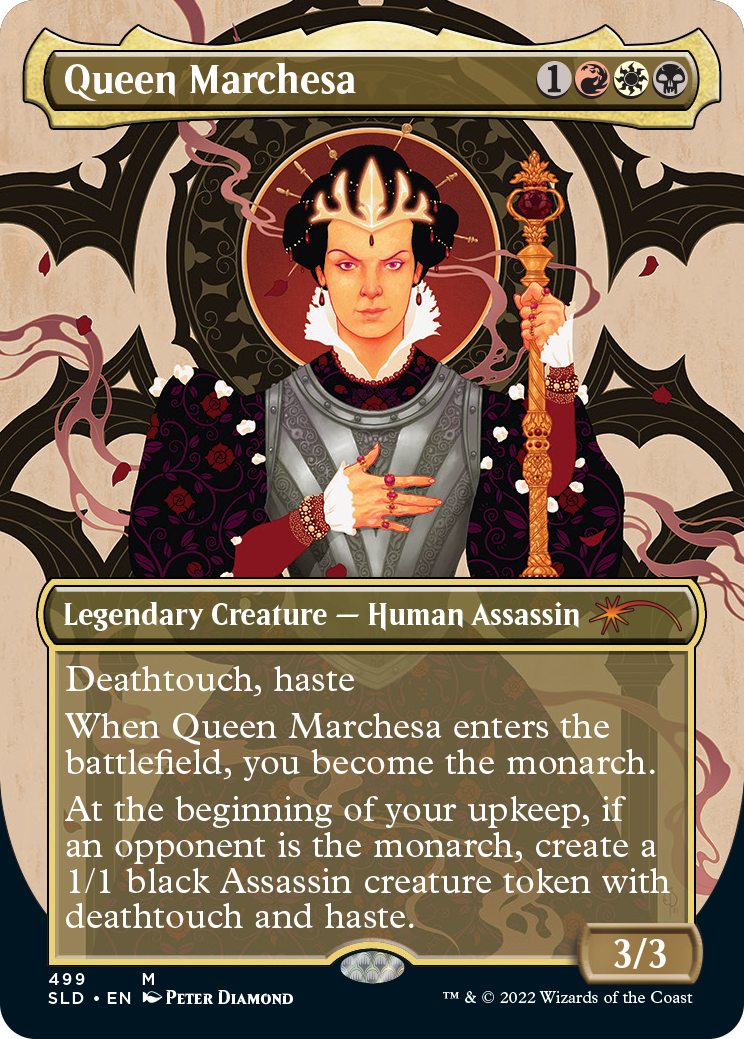 Queen Marchesa (Borderless) [Secret Lair Drop Series] | Anubis Games and Hobby