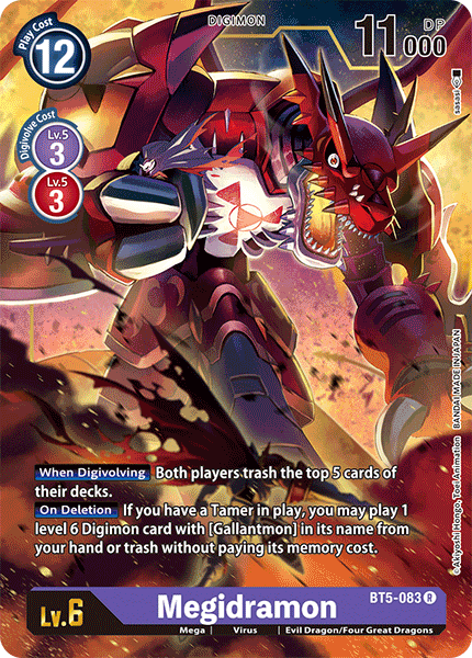 Megidramon [BT5-083] [Battle of Omni] | Anubis Games and Hobby