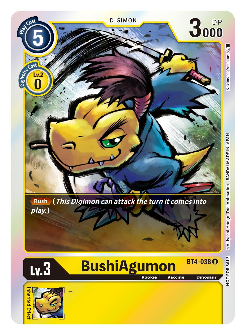 BushiAgumon [BT4-038] (Event Pack 2) [Great Legend] | Anubis Games and Hobby