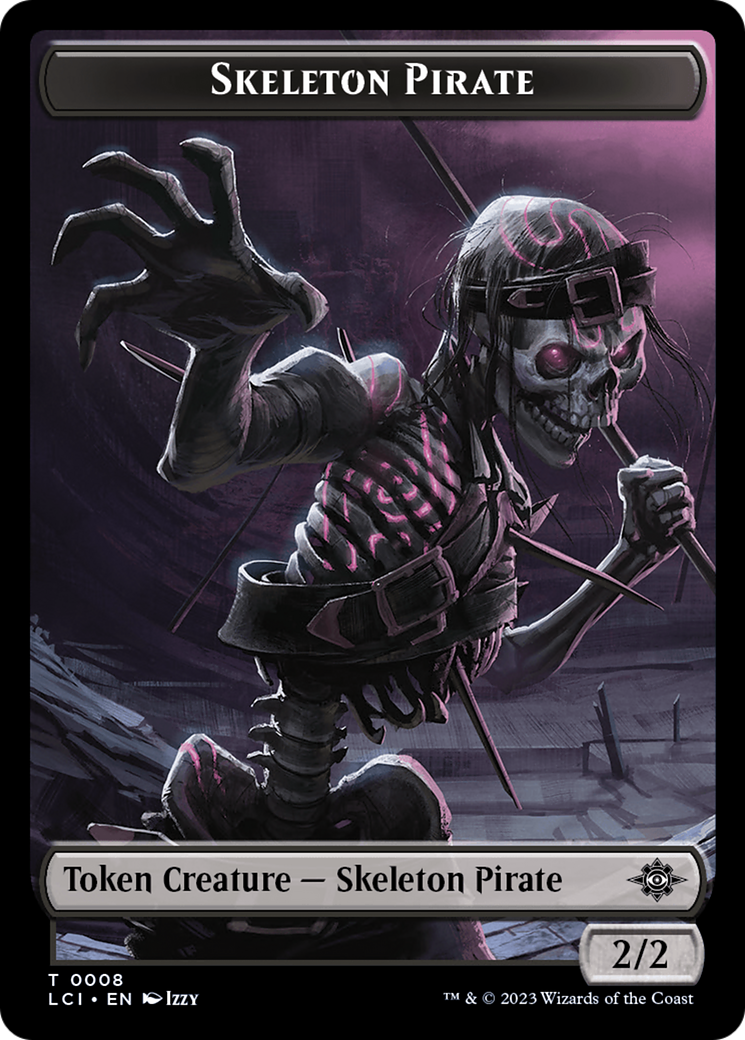 Skeleton Pirate Token [The Lost Caverns of Ixalan Tokens] | Anubis Games and Hobby