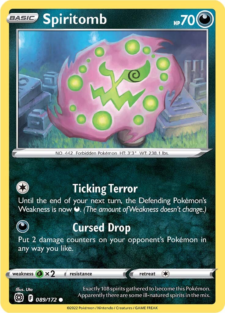 Spiritomb (089/172) [Sword & Shield: Brilliant Stars] | Anubis Games and Hobby