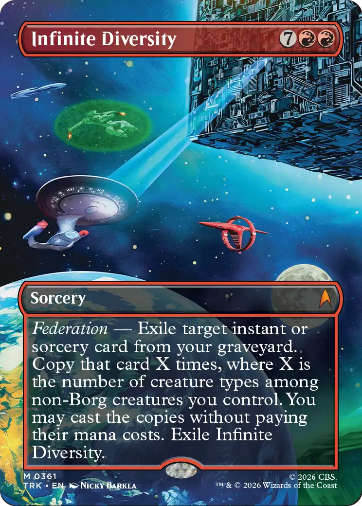 Infinite Diversity (Borderless) [Star Trek] | Anubis Games and Hobby