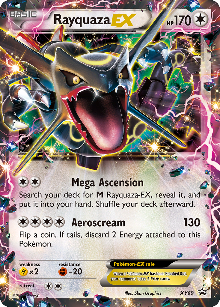 Rayquaza EX (XY69) (Shiny) [XY: Black Star Promos] | Anubis Games and Hobby