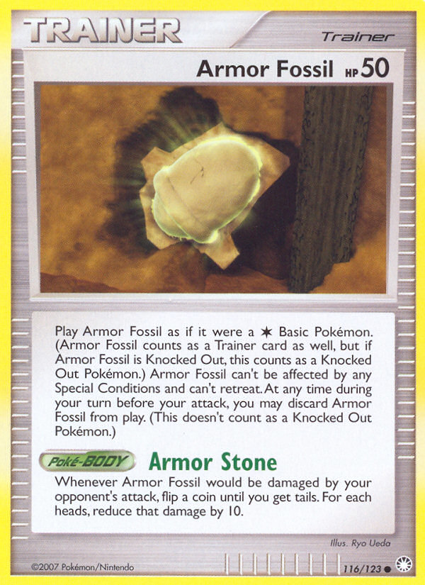 Armor Fossil (116/123) [Diamond & Pearl: Mysterious Treasures] | Anubis Games and Hobby