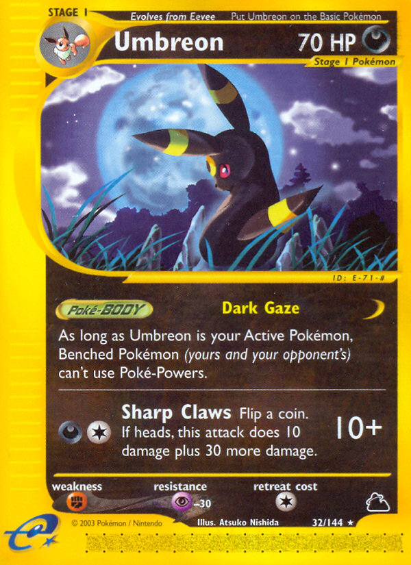 Umbreon (32/144) [Skyridge] | Anubis Games and Hobby