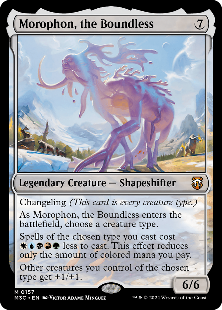 Morophon, the Boundless (Ripple Foil) [Modern Horizons 3 Commander] | Anubis Games and Hobby